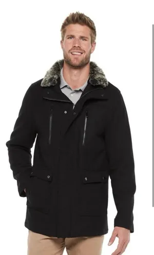 Men’s Large Michael Kors Faux Fur Coat thumbnail 1