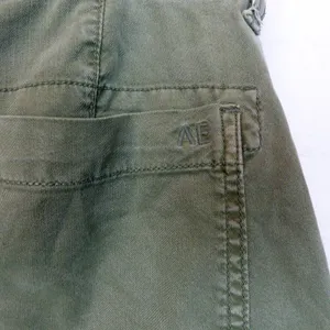 American Eagle Cargo Pants Womens 12 Green High Rise Wide Leg Stretch Utility thumbnail 8