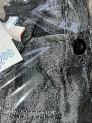 Lularoe Charcoal Gray Chambray Juliet Overalls - Casual Pull-On Jumpsuit Small thumbnail 5