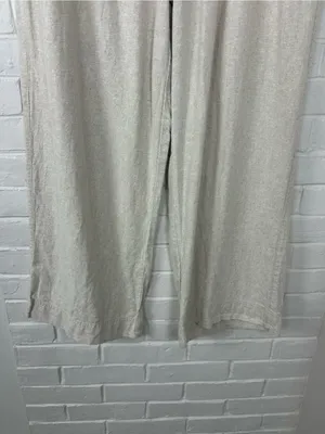 Old Navy Linen Wide Leg Pants Size L thumbnail 4