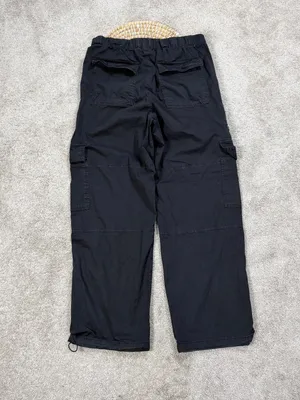 GAP Women’s Cotton Fine Twill Cargo Easy Pants in Black M thumbnail 5