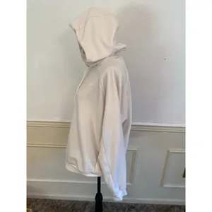 Nike Women’s Cream Fleece Pullover Hoodie Sweatshirt Embroidered Mini Swoosh thumbnail 3