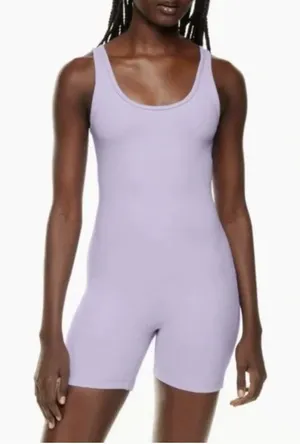 Aritzia TnAction TnaLIFE Shake-It‎ 5” Romper Purple Size XS thumbnail 1
