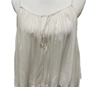 QED London Cold Shoulder Tassel Top White Size Small Medium thumbnail 2