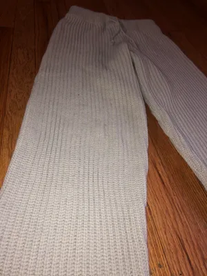 Gray Knit Sweatpants thumbnail 4