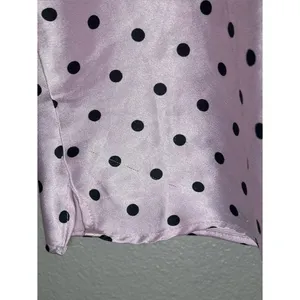 Victoria’s Secret Pink & Black Lace Trim Polka Dot Cami Top Women’s Size Medium thumbnail 5
