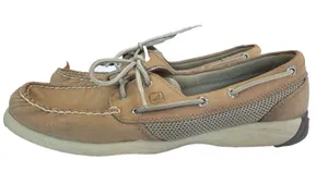 ⁠Sperry Top-Sider Intrepid Tan Leather Boat Shoes Womens Size 9.5 Casual Driving thumbnail 1