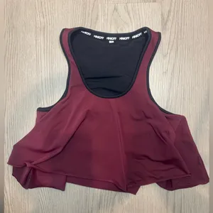 Rebecca Minkoff Tippi Bra Burgundy Crop Top Size‎ XS thumbnail 1