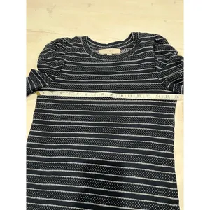 LOFT XS Cinched ruffled knit‎ long sleeve top thumbnail 8