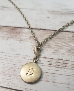 Lia Sophia Necklace with E Initial thumbnail 1