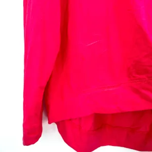 Puma Size XL Pink Jersey Knit Pullover Cowl Neck Hoodie‎ Outerwear Light Shirt thumbnail 3