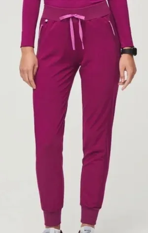 Figs Boston Slim Jogger Scrub Pants in Dark Magenta Size XX-Small NWT thumbnail 1