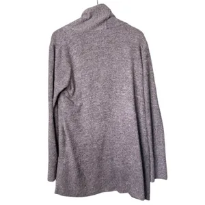 Barefoot Dreams CozyChic Lite Circle Cardi Cardigan Sweater Grey Large/XL thumbnail 2