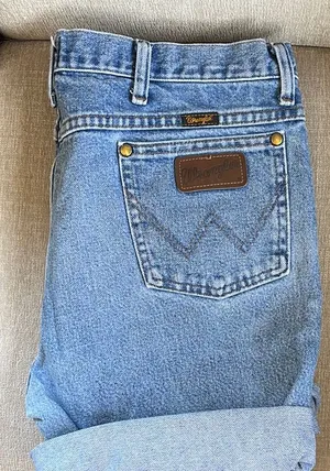 Wrangler Slim Fit Cutoff Denim Shorts thumbnail 1