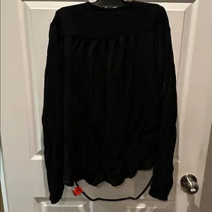 Free People Black Blouse thumbnail 4