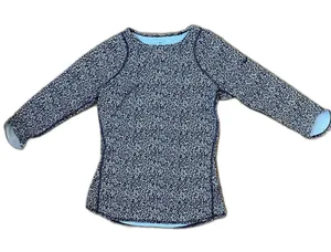 Nike Dri-FIT Long Sleeve Thermal Leopard Print Shirt Hiking Running Size Small thumbnail 1