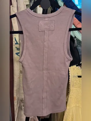 NWOT Free People We The Free Neria Tank - purple dove - XS thumbnail 10