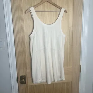 ANTHROPOLOGIE- Daily Practice Jockey Mini Dress Ivory Size S thumbnail 6