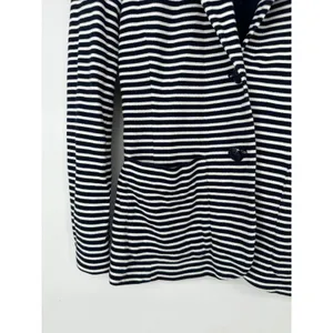 Lauren Ralph Lauren Blazer Women S Navy Stripe Nautical Coastal Preppy Old Money thumbnail 2