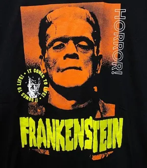 Frankenstein Universal Studios Monster Horror Movie Tee L thumbnail 2