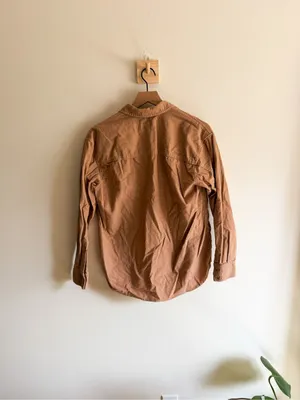 Aritzia Wilfred Free 100% Cotton Corduroy Button Down Size XS thumbnail 3