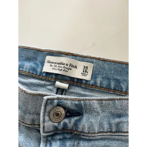 Abercrombie & Fitch 90s Straight Jeans Women's 34 18S Ultra High Rise NWT thumbnail 7