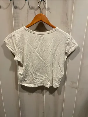 Cute Hollister crop New Mexico cap sleeve baby t-shirt scoop neck thumbnail 6
