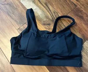 Running Girl Amazon Black Sports Bra thumbnail 1