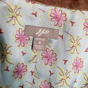 J. Jill suit coat. Size 6. Stretch. Brown thumbnail 5