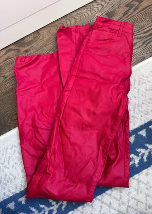 Edikted Pants Leather Flare thumbnail 2