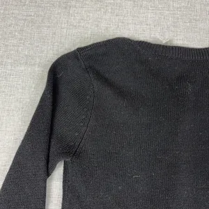 Vince‎ Cardigan Womens S Black 85% Cotton 15% Cashmere Crew Neck Lightweight thumbnail 13