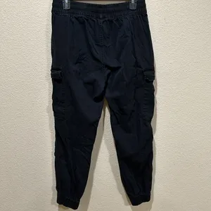Refuge Black Cargo Joggers thumbnail 3