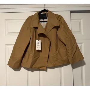 Zara Structured Short Trench Coat ZW Collection Avant‎ Garde Japanese Normcore thumbnail 6