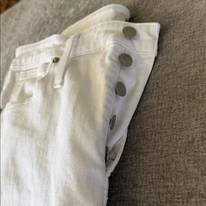 Madewell women’s white high skinny stretch denim Jeans‎ size 16/33 thumbnail 10