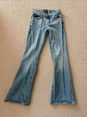 BDG Urban Outfitters Size 25 Women's Blue Denim Jeans NEW NWT Flared Bottoms thumbnail 1