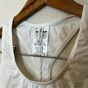 One Teaspoon white crop Racerback bralette NEW XS EXTRA SMALL thumbnail 3