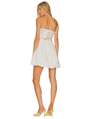 Amanda Uprichard x REVOLVE Stassie Dress in White Medium New Womens Strapless thumbnail 3