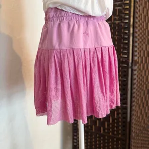 JoyLab Women's Pink Mesh Pleated High RiseTennis Skirt Size Small Fairy Core thumbnail 3