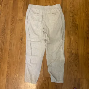 Old Navy Tan Linen Pants thumbnail 2