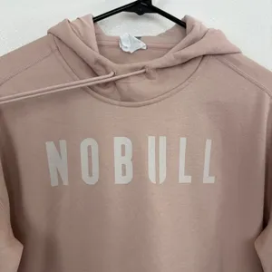 NOBULL Hoodie Womens Size Medium Pink Pullover Sweatshirt Activewear Workout thumbnail 2