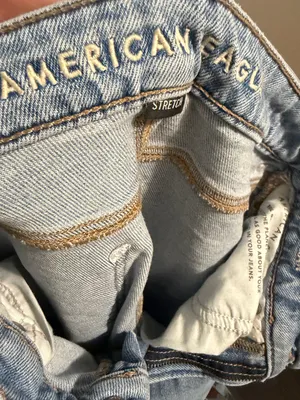 American Eagle Outfitters White Denim Label Detail thumbnail 4