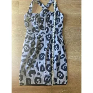 Vince Camuto Blue Leopard Cotton Dress‎ Size 10 thumbnail 9