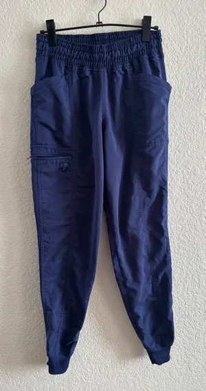 Dickies Scrub Pants XS Navy Blue Dynamix Jogger Cargo Elastic Waist DK155 thumbnail 1