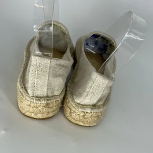 Soludos Frenchie Embroidered Platform Smoking Slipper (Sand) coastal size 9 thumbnail 3