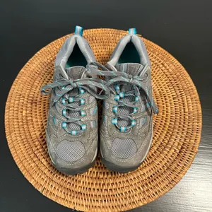 Gray‎ and Teal Eddie Bauer sneakers/hiking shoes women’s size 7.5 thumbnail 2