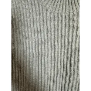 Banana‎ Republic Heather Gray Ribbed Cotton Sweater Vest Crew Neck Gray M FA23 thumbnail 4