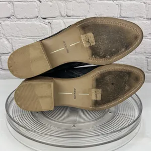 Dolce Vita Velveteen Ankle Booties Sz 8.5 Gray Almond Toe Boho Block Heel Party thumbnail 6