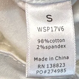Shyanne‎ White Denim Vest Small Distressed American Flag Patriotic Western thumbnail 7