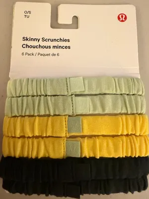 Lululemon Skinny Scrunchies (6 pack) thumbnail 1