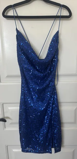 Windsor Blue Homecoming Dress thumbnail 1
